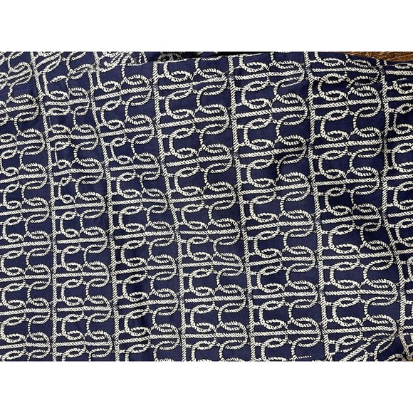 J.Crew Cafe Capri Nautical Rope print ankle pants size 10 - Picture 2 of 3